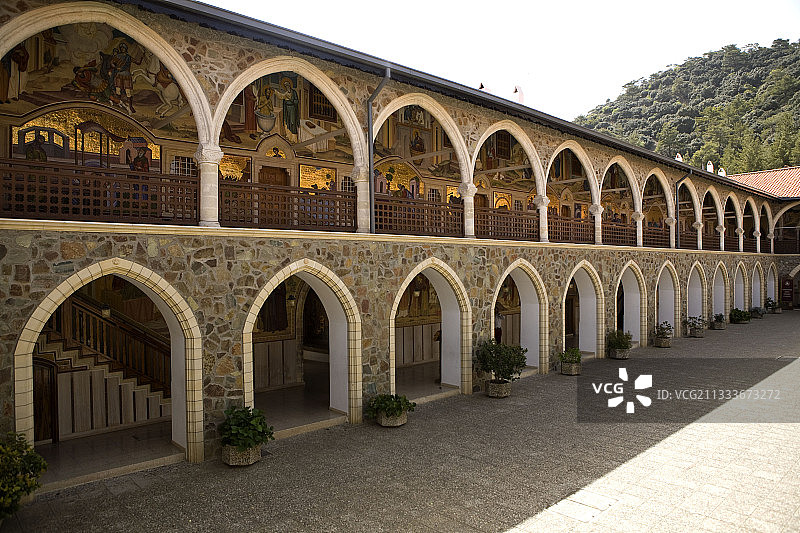 塞浦路斯基科斯东正教修道院图片素材