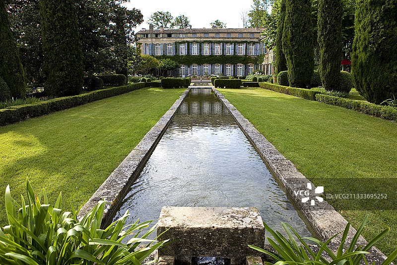 法国索尔格布朗特城堡花园图片素材