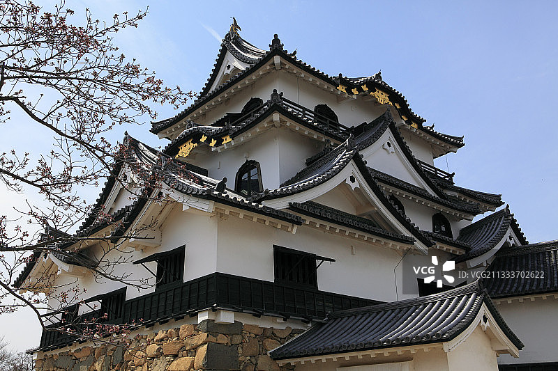 日本彦根城图片素材