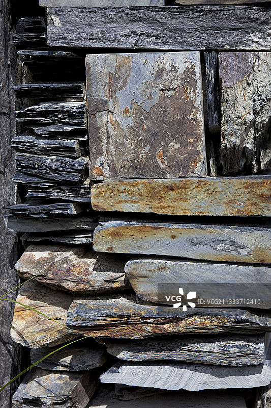 石板墙图片素材