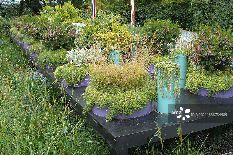 卢瓦尔河畔肖蒙花园节上的桌子（2010年）图片素材