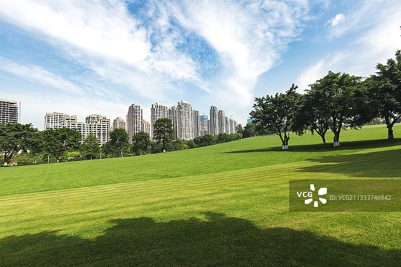 住宅区和公园图片素材