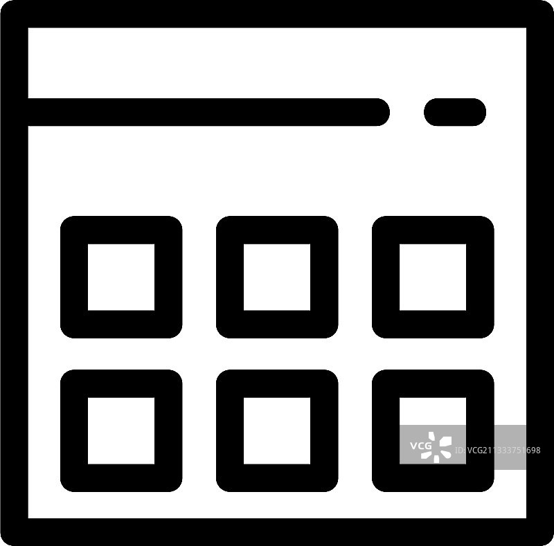 布局图标或标志独立符号图片素材