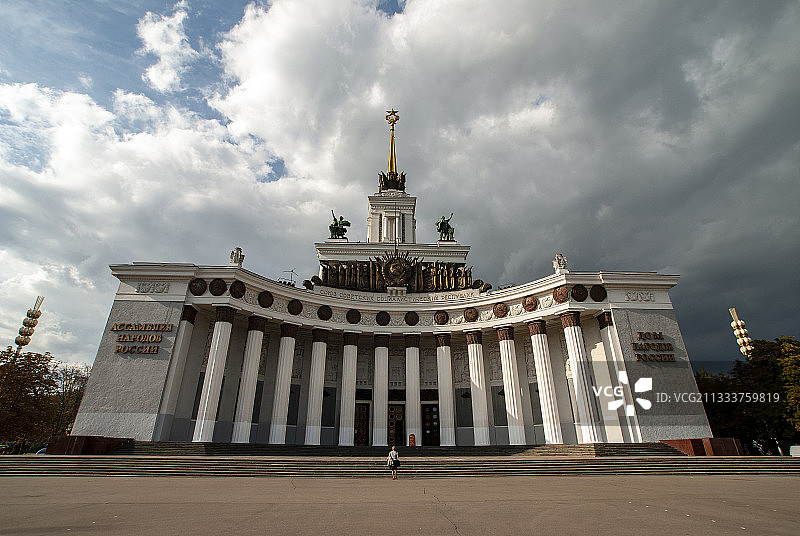 莫斯科，苏联时期的建筑图片素材