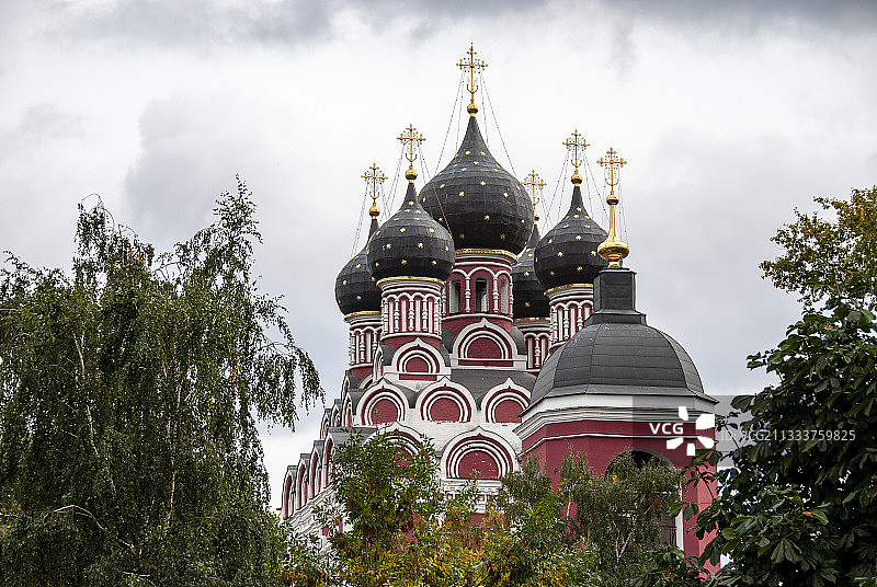 俄罗斯，莫斯科，东正教堂图片素材