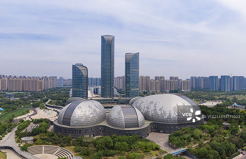 山东省会大剧院图片素材