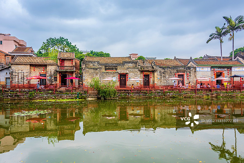 中国广东东莞南社村古建筑群图片素材