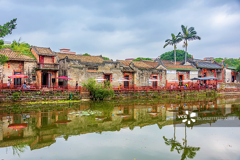 中国广东东莞南社村古建筑群图片素材