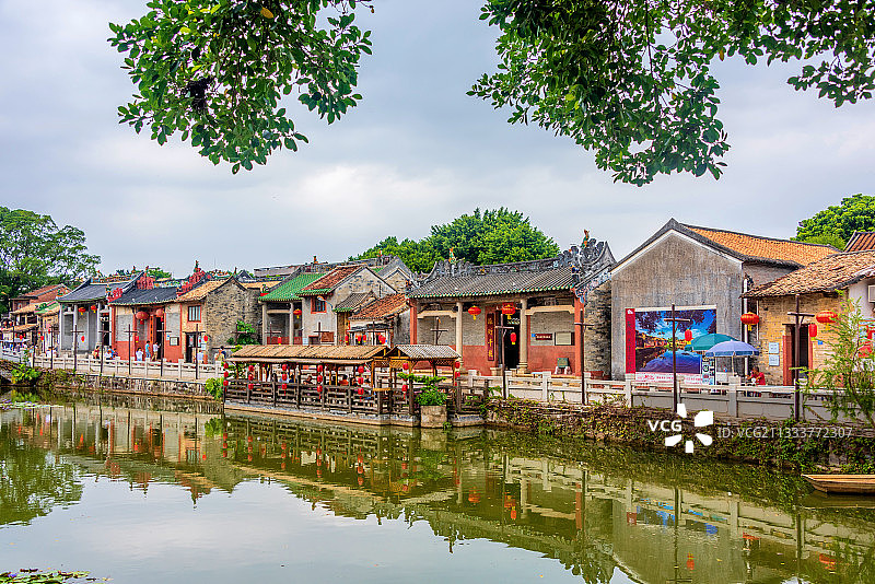 中国广东东莞南社村古建筑群图片素材