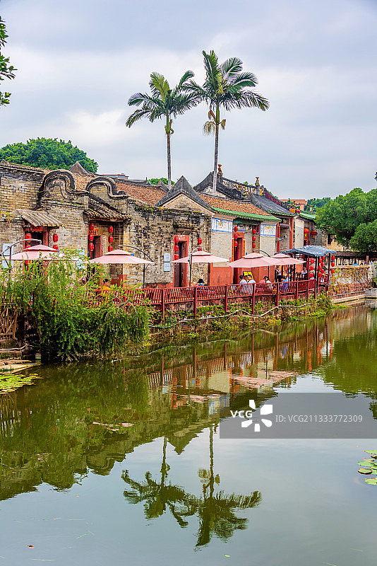 中国广东东莞南社村古建筑群图片素材