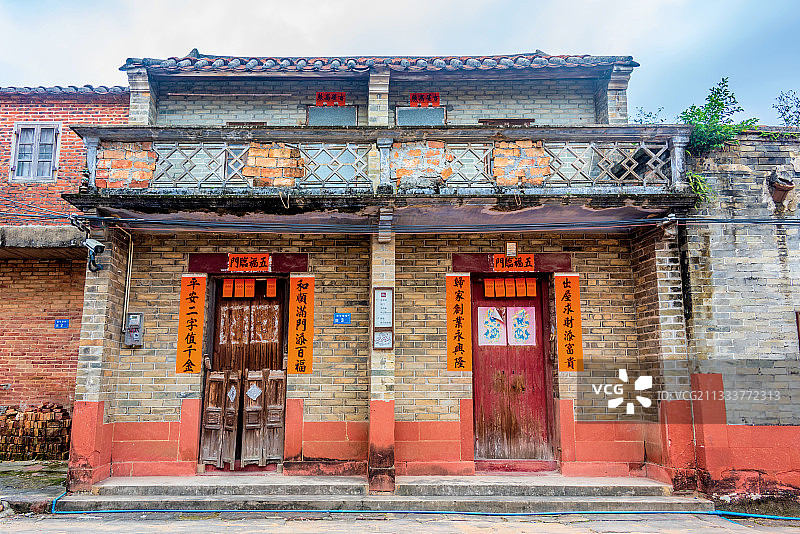 中国广东东莞南社村古建筑群图片素材