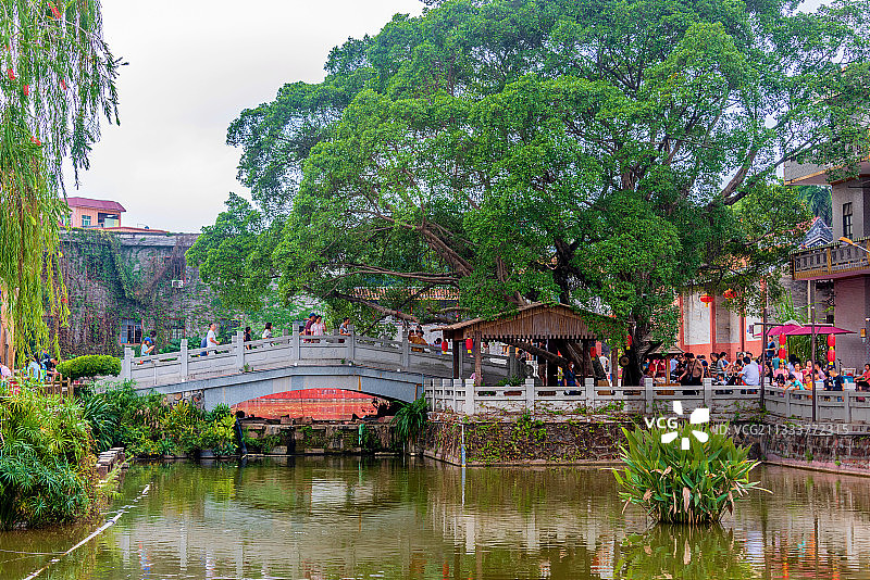 中国广东东莞南社村古建筑群图片素材