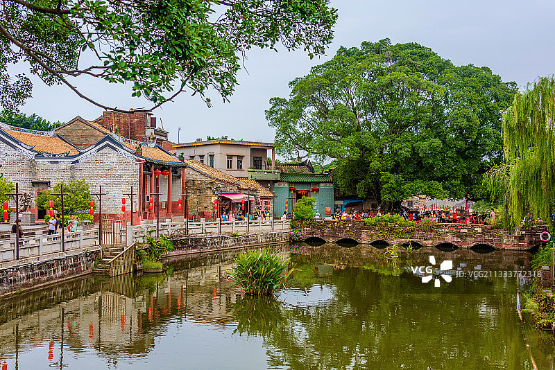 中国广东东莞南社村古建筑群图片素材