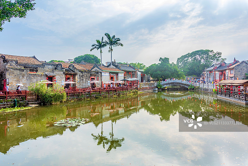 中国广东东莞南社村古建筑群图片素材
