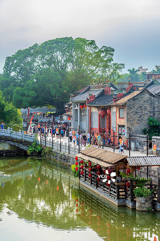 中国广东东莞南社村古建筑群图片素材