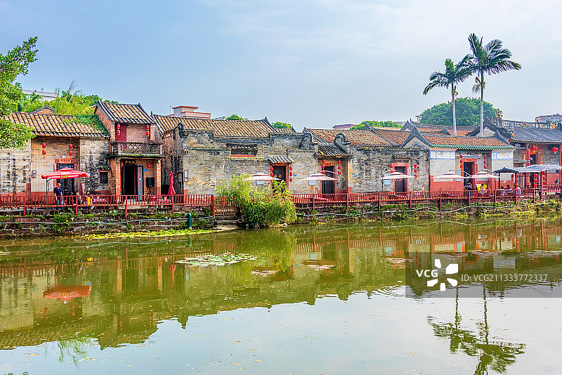 中国广东东莞南社村古建筑群图片素材