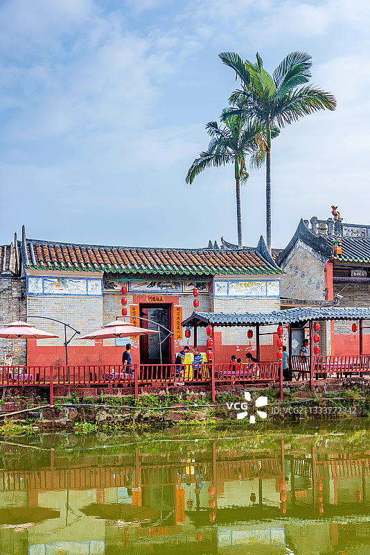 中国广东东莞南社村古建筑群图片素材