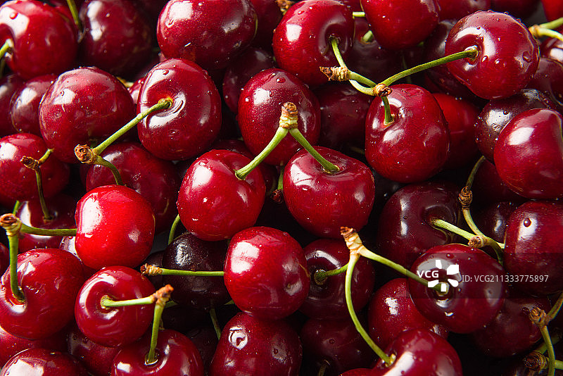 夏季水果新鲜樱桃车厘子图片素材