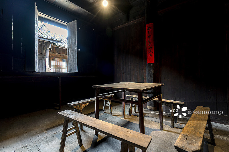 湖北：鹤峰五里坪革命旧址红军街图片素材