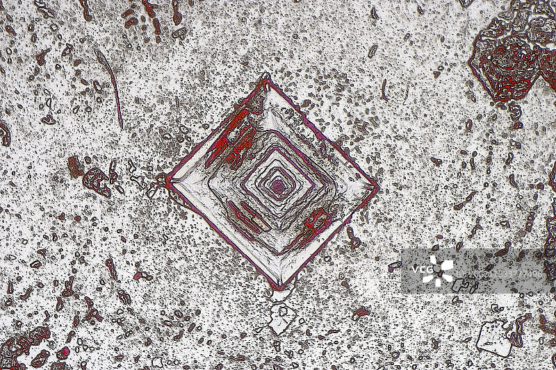 海盐晶体放大特写图片素材