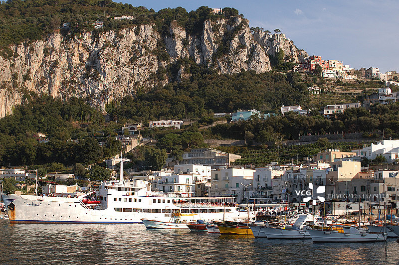 意大利卡普里港图片素材