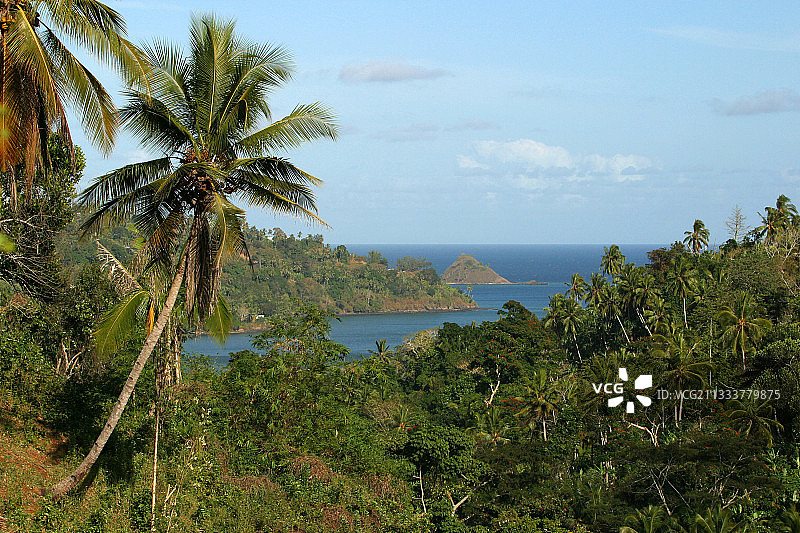 希科尼湾和萨达马约特小岛图片素材
