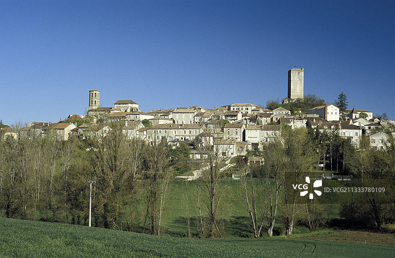 蒙屈克村庄图片素材