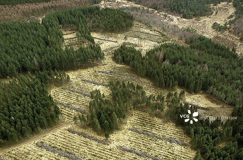 科雷兹的米勒瓦什林业开发图片素材