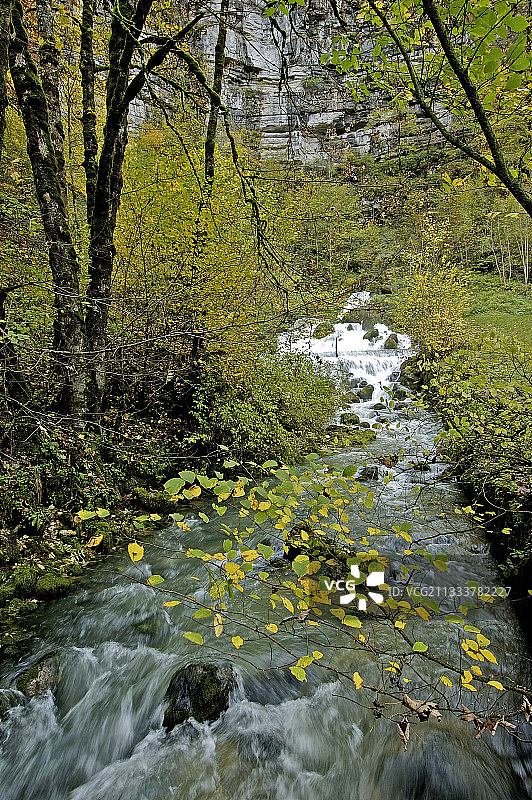 德苏布雷河源头，孔索拉西翁冰斗 法国图片素材