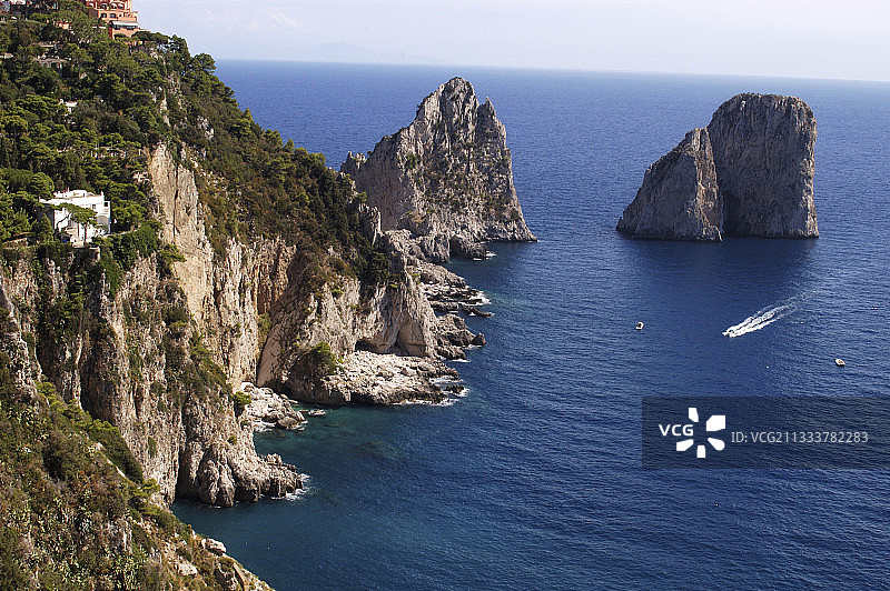 意大利坎帕尼亚卡普里图片素材