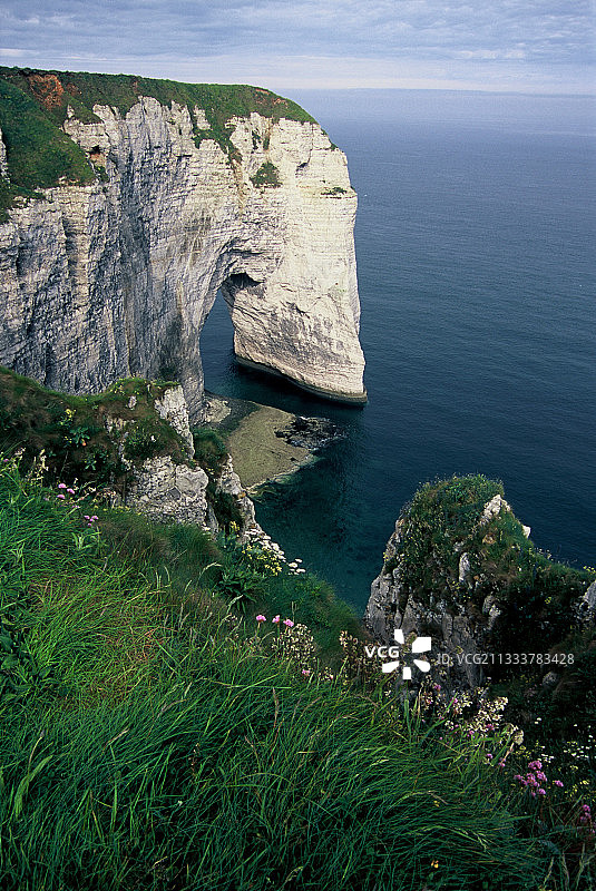 法国埃特雷塔悬崖拱门图片素材