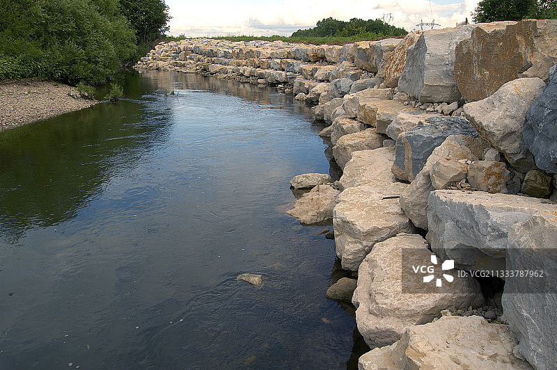 萨武雷斯河河岸安装图片素材