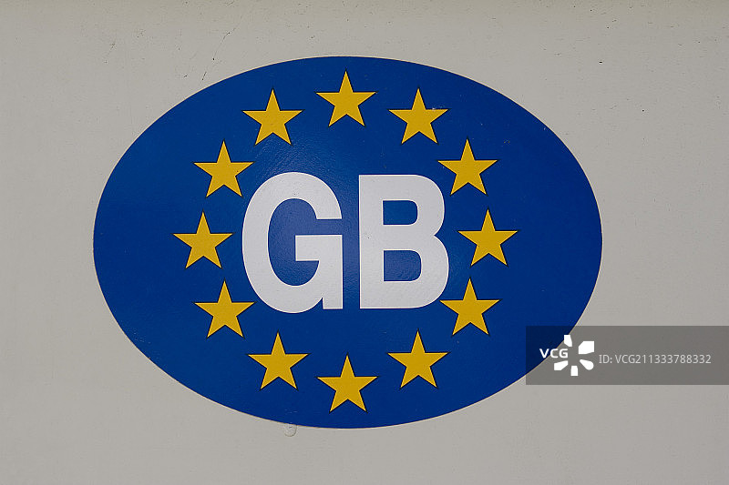 欧盟委员会英国汽车贴纸图片素材