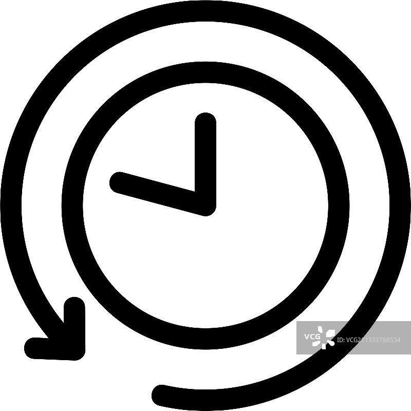 时间图标或标志孤立符号符号图片素材