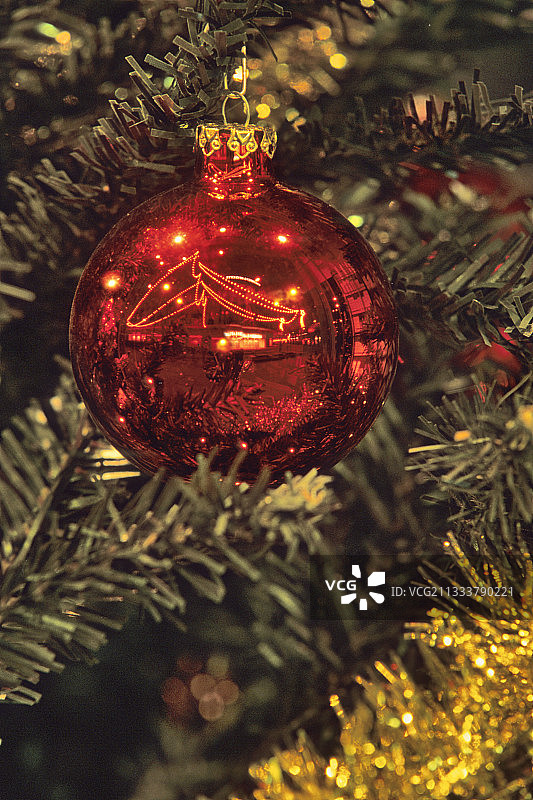 圣诞树装饰图片素材