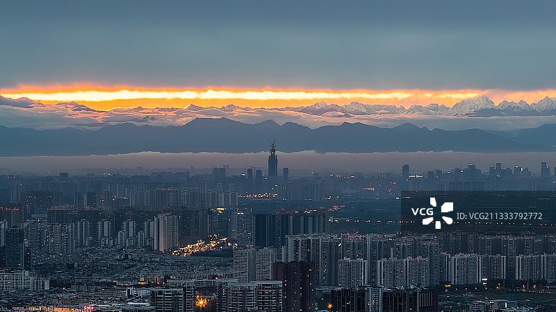 龙泉山观景台 成都图片素材