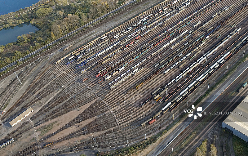 法国摩泽尔省瓦皮编组站图片素材