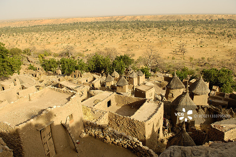 邦迪加拉悬崖村被列入联合国教科文组织世界遗产名录图片素材