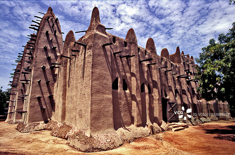 马里土坯清真寺图片素材