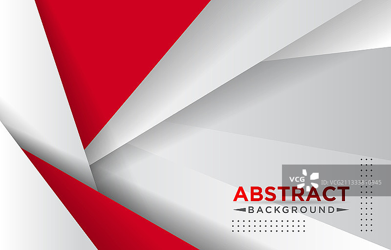 抽象红白色三角形重叠图片素材