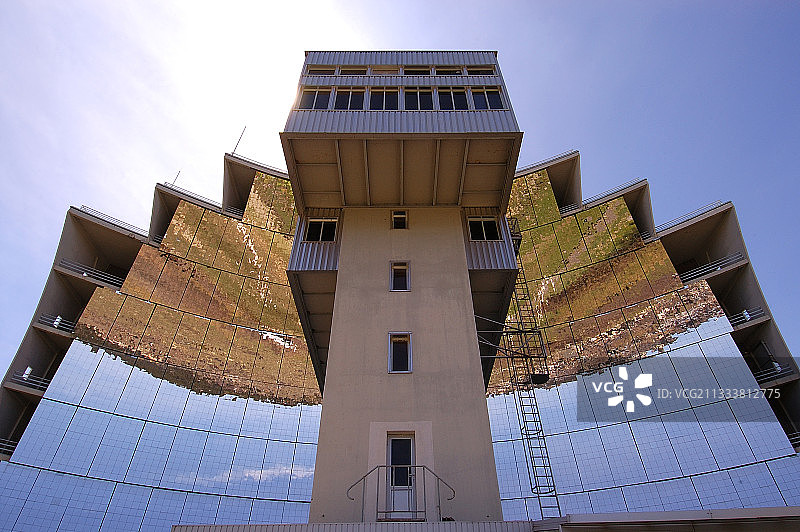 法国丰罗默-奥德约太阳能炉图片素材
