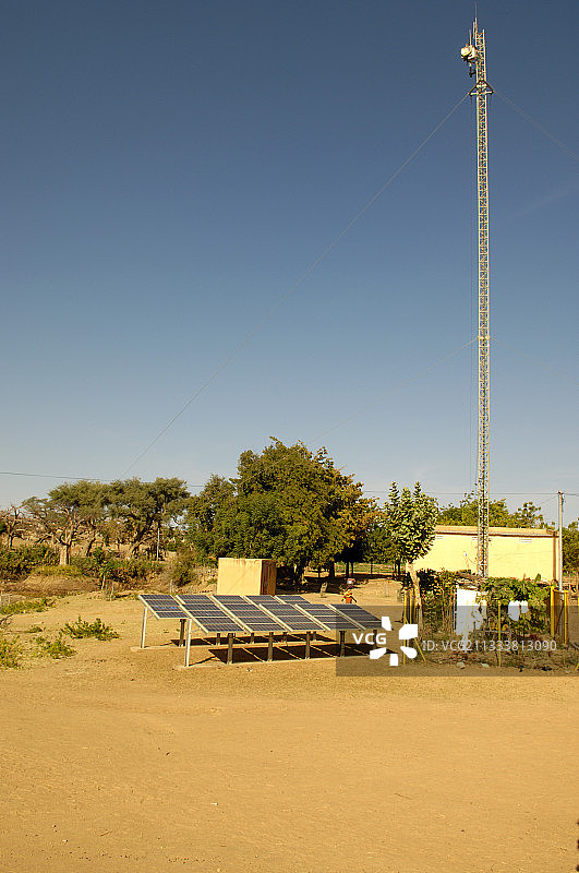 为电话装置供电图片素材