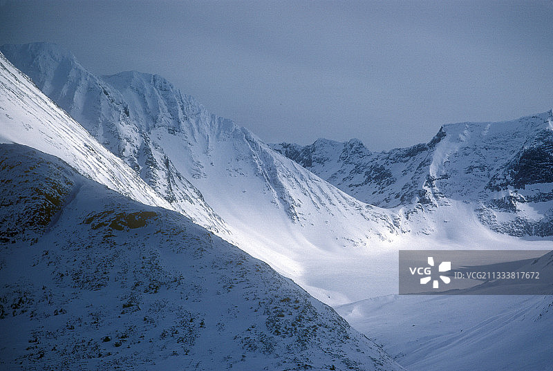 瑞典萨勒克国家公园的山谷图片素材