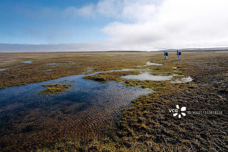 交替的小溪和柔和的泡沫景观图片素材