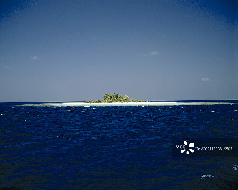 马尔代夫珊瑚小岛图片素材