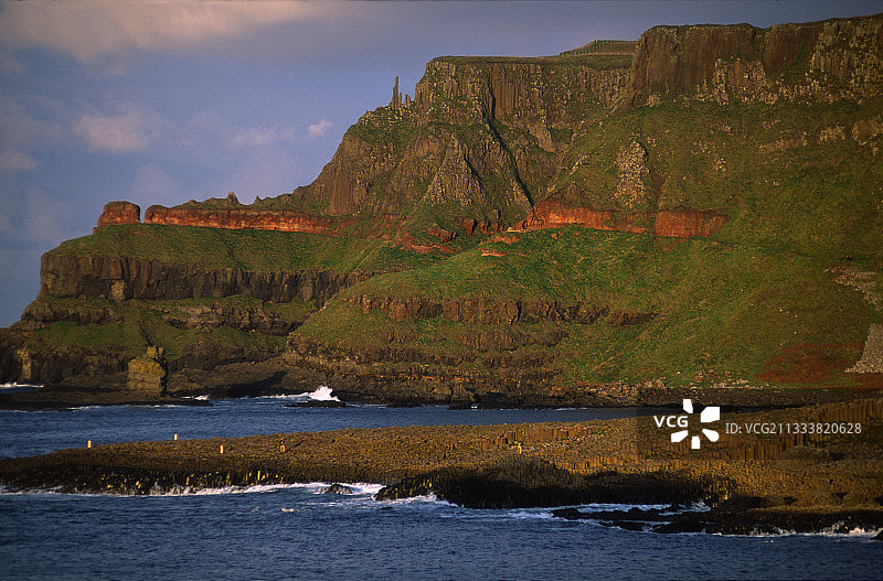 北爱尔兰巨人堤道图片素材