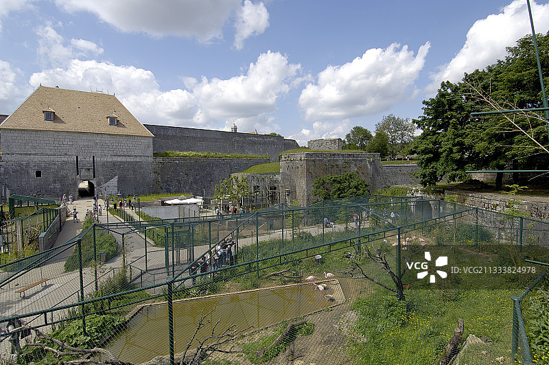 法国杜省贝桑松城堡动物园图片素材