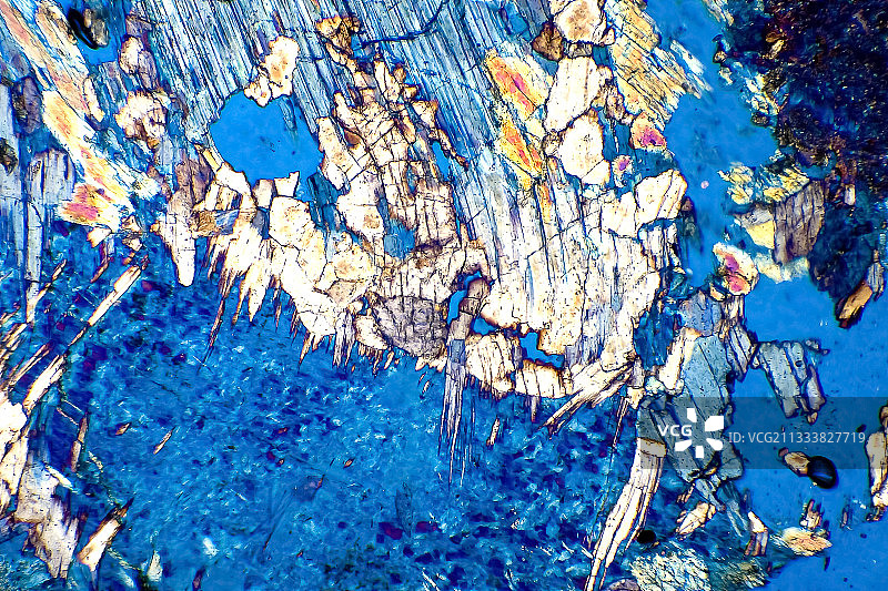 来自塞尔维耶尔(05)的样本，放大100倍图片素材