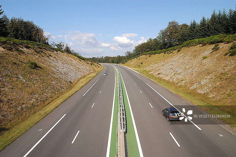 被称为泛欧高速公路的A89高速公路图片素材