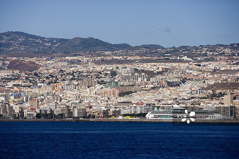 特内里费岛圣克鲁斯镇风光，加那利群岛图片素材